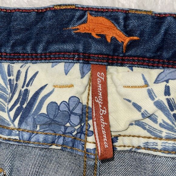 Tommy Bahama Jeans Mens 36x32 Blue Sand Drifter Authentic Straight Stretch Denim - Picture 5 of 7